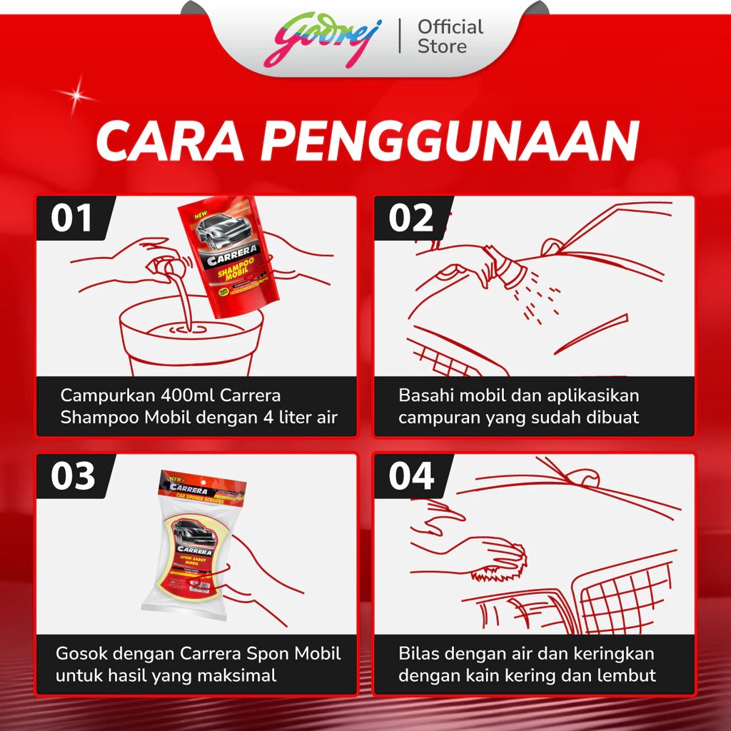Godrej Carrera Shampoo Mobil
