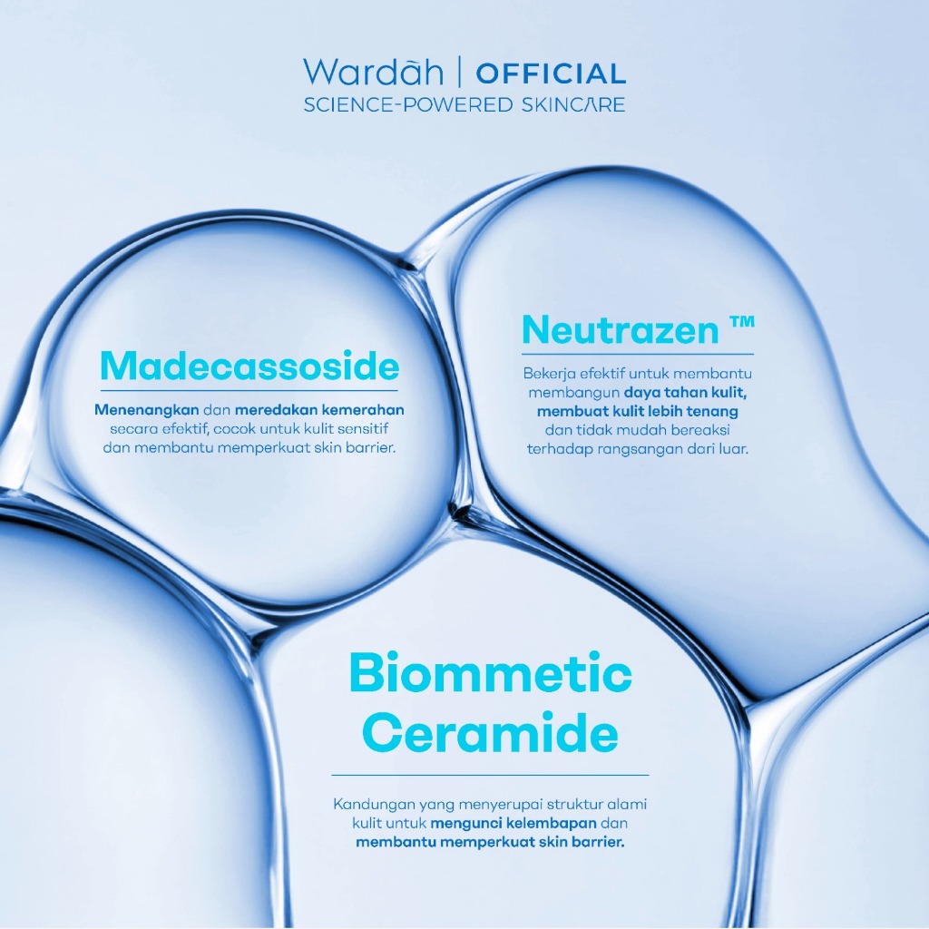 Paragon Technology and Innovation Wardah Derma Sensitive Neutrazen + Madecassoside Skin Rescue Moisturizer