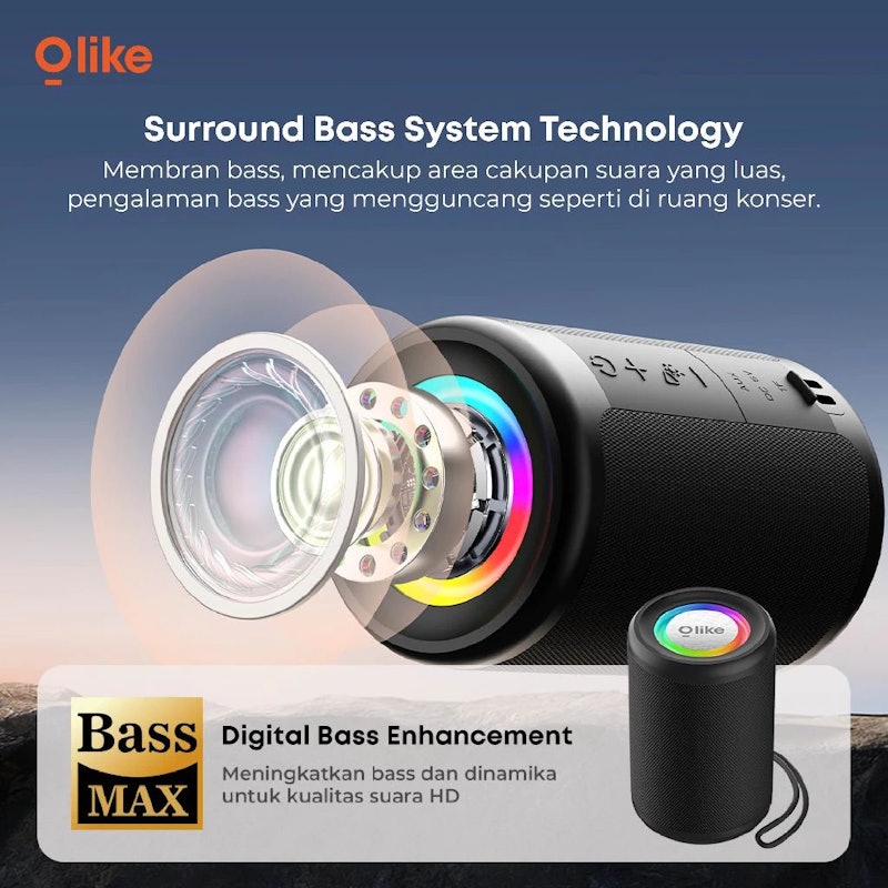 Olike Mini Bluetooth Speaker 3