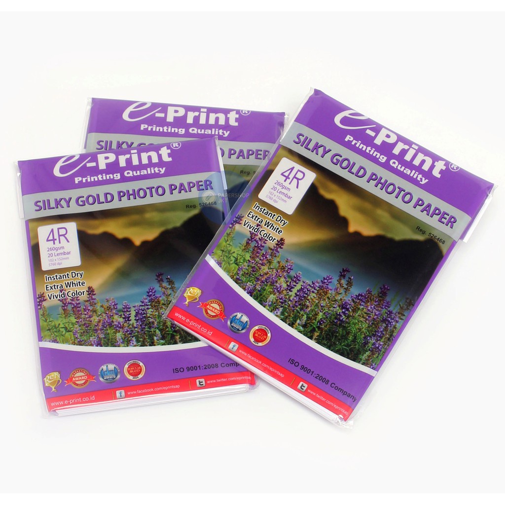 E-Print Silky Gold Photo Paper