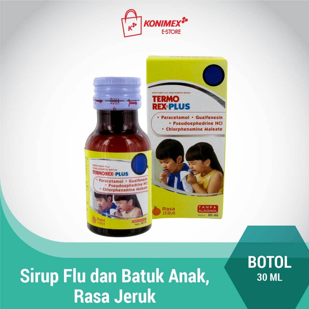 Konimex Termorex Plus Sirup Obat Flu dan Batuk