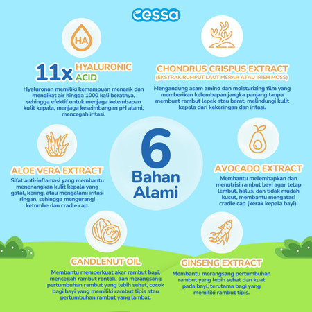 Hypefast Karya Nusantara Cessa Nourishing Hair Shampoo