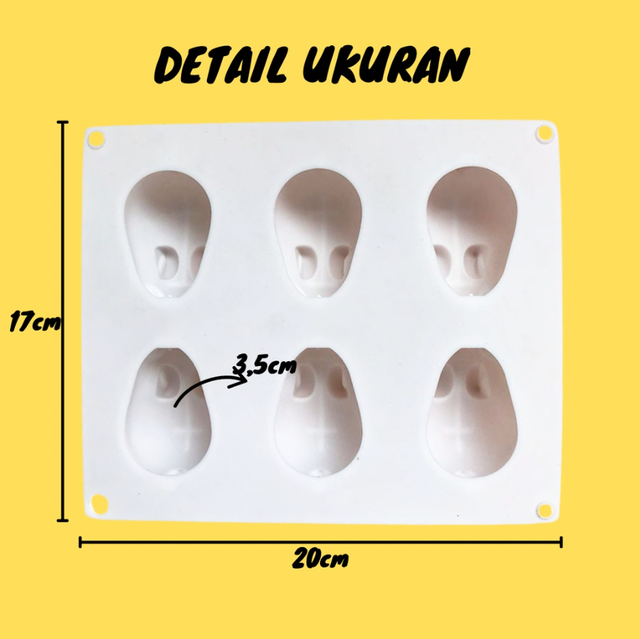  Cetakan Silikon Fondant Bunny Kelinci Rabbit 3D