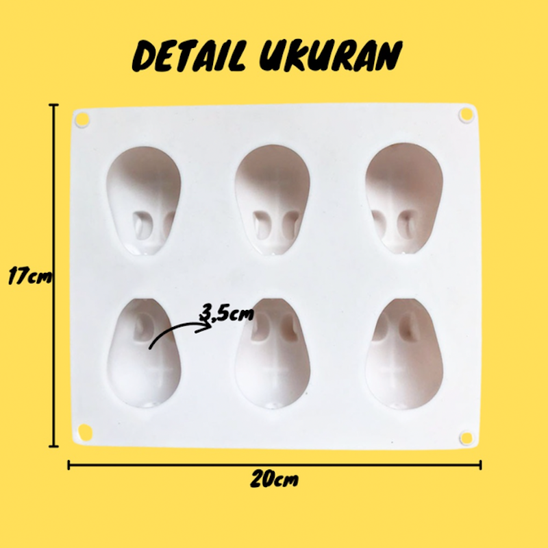 Cetakan Silikon Fondant Bunny Kelinci Rabbit 3D 2