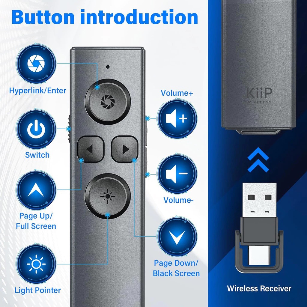 Kiip Kiip Indonesia KiiP Wireless Smart Laser Pointer LG12