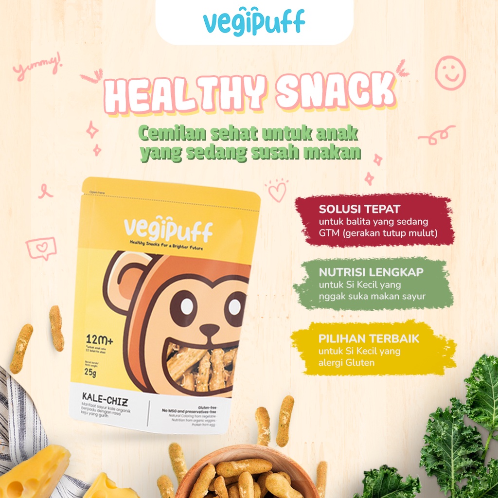 Vegipuff Cemilan Gluten Free