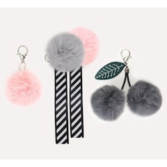 Tata Hommi Ceri Pom-Pom Keychain