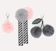 Peonia Tata Hommi Ceri Pom-Pom Keychain 1