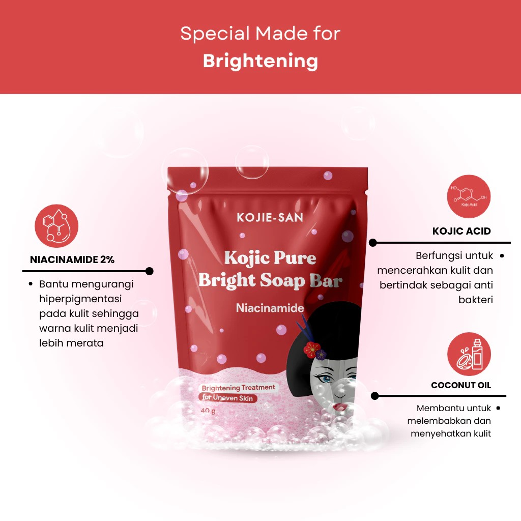 Beauty Elements Ventures Kojie-San Kojic Pure Bright Soap Bar