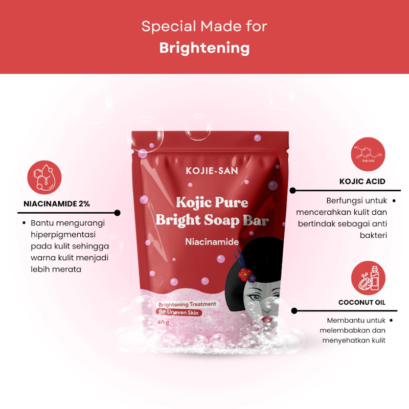 Kojie-San Kojic Pure Bright Soap Bar 3