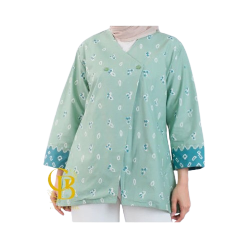 Gama Batik Blazer Batik Atasan Wanita  1