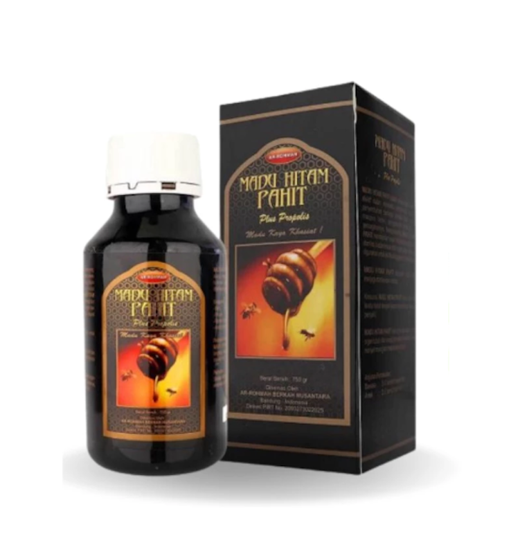 Ar Rohmah Madu Hitam Pahit Plus Propolis 1
