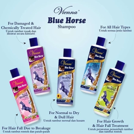 Cakra Daya Makmur Vienna Blue Horse Shampoo Silky & Shiny