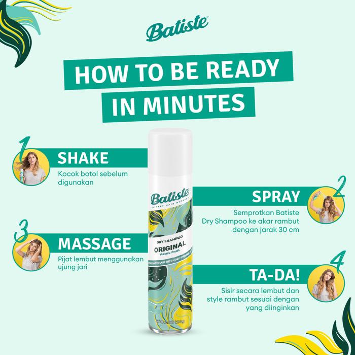 Church & Dwight Batiste Clean & Classic Original Dry Shampoo 200 ml