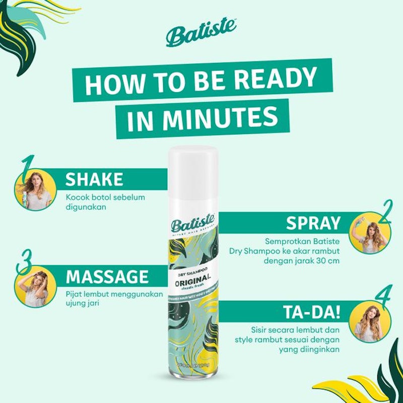 Batiste Clean & Classic Original Dry Shampoo 200 ml 2