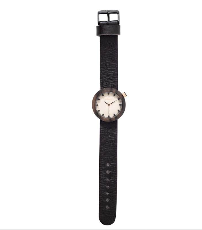 Jam Tangan Kayu Mini Rosebrown - Dark Brown 5