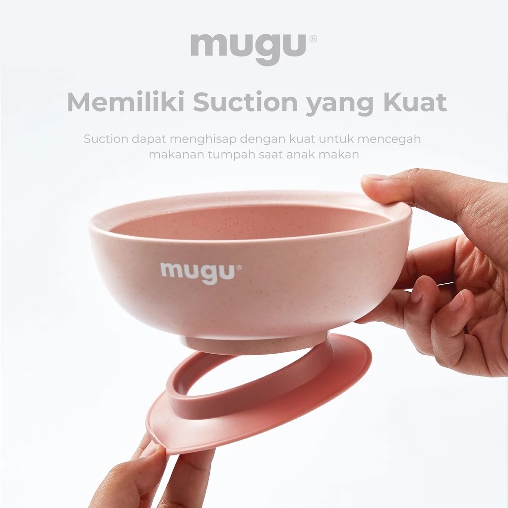 Mugu Wheat Straw Suction Bowl