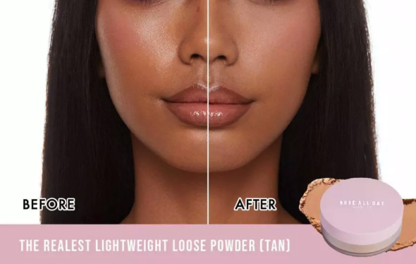  Rosé All Day The Realest Lightweight Loose Powder Tan