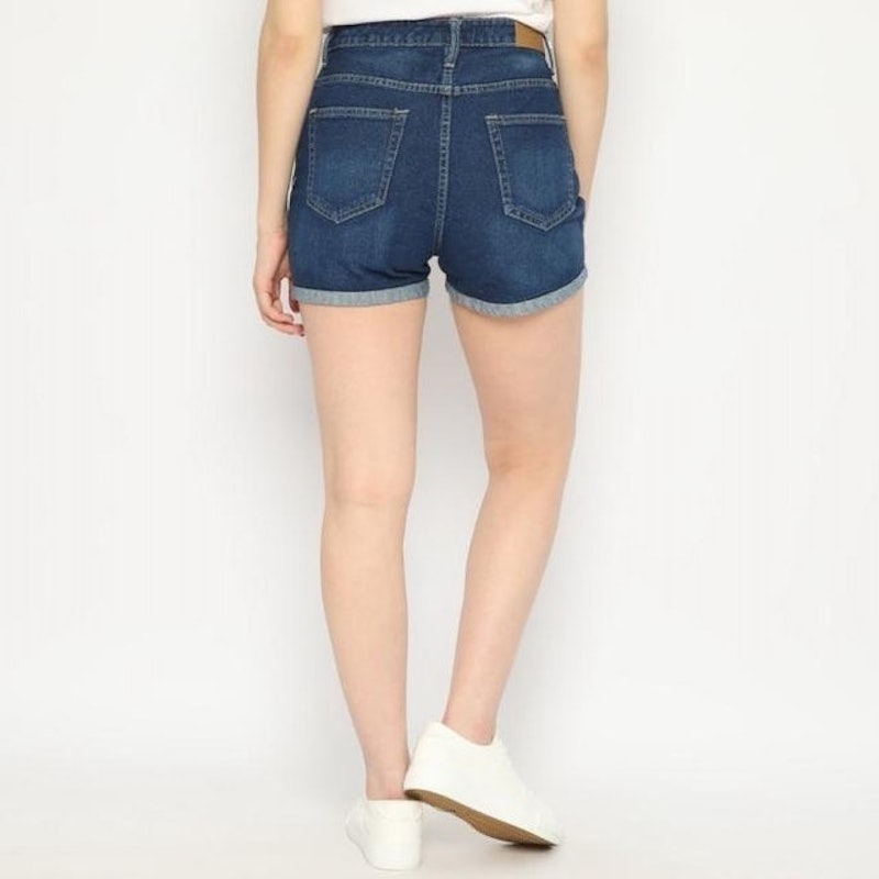 Celana Hot Pants High Waist Jeans Wanita 4