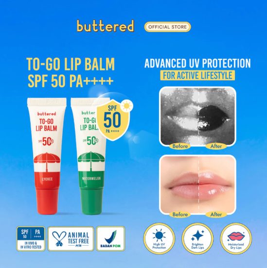 Astoria Prima Buttered To-Go Lip Balm SPF 50 PA++++ Watermelon