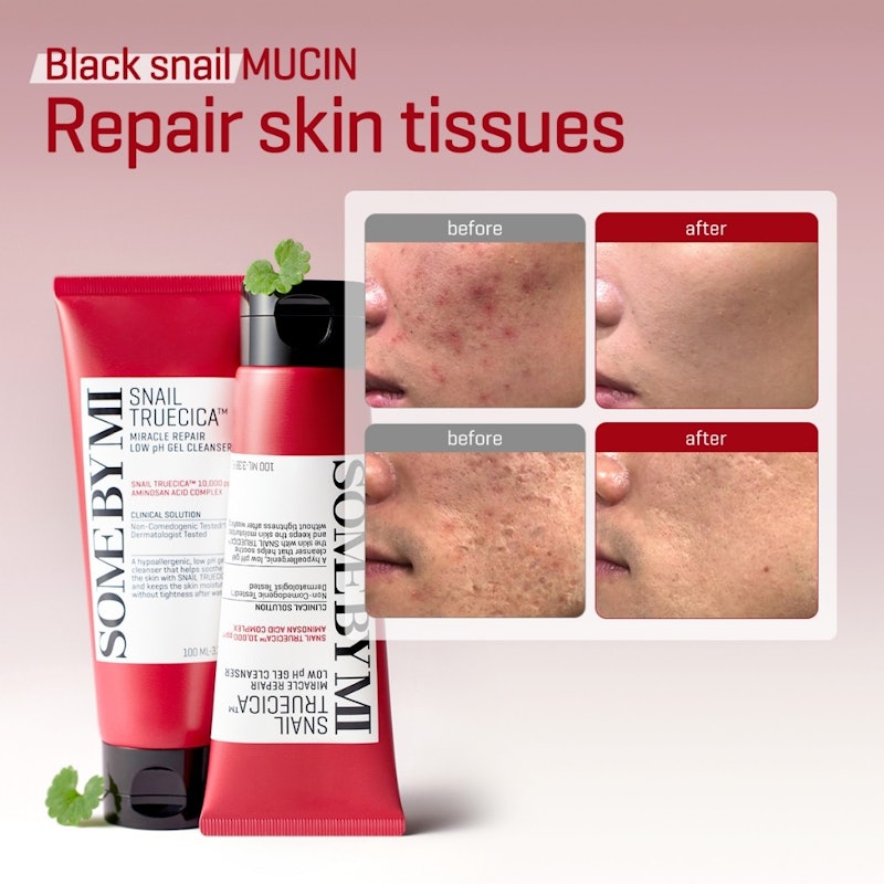 Snail Truecica Miracle Repair Low pH Gel Cleanser 4