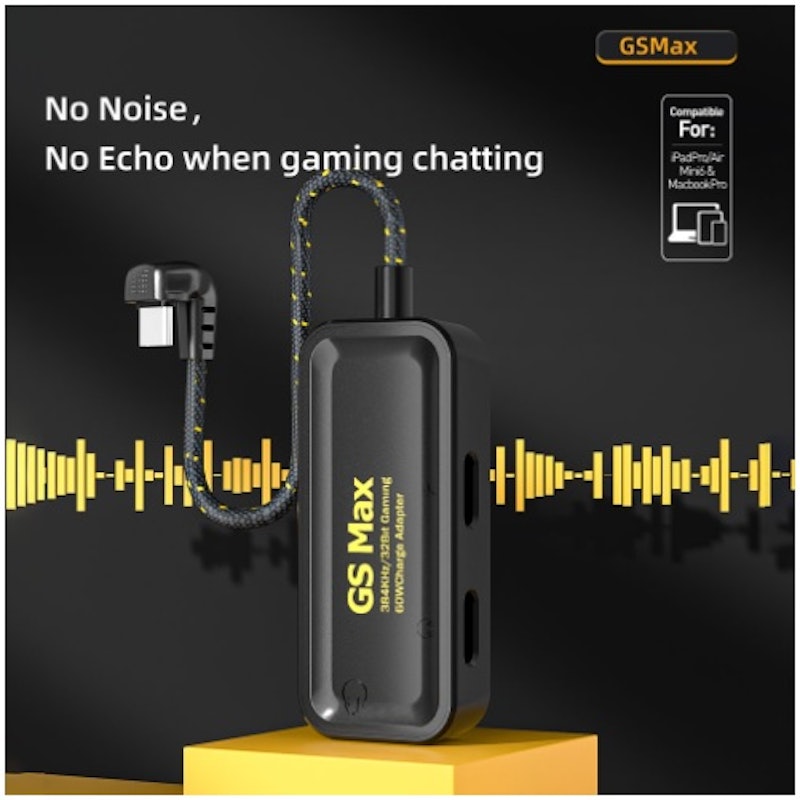 GS Max Type C Adapter Headset for Ipad