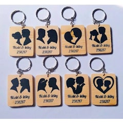 Souvenir Gantungan Kunci Kayu