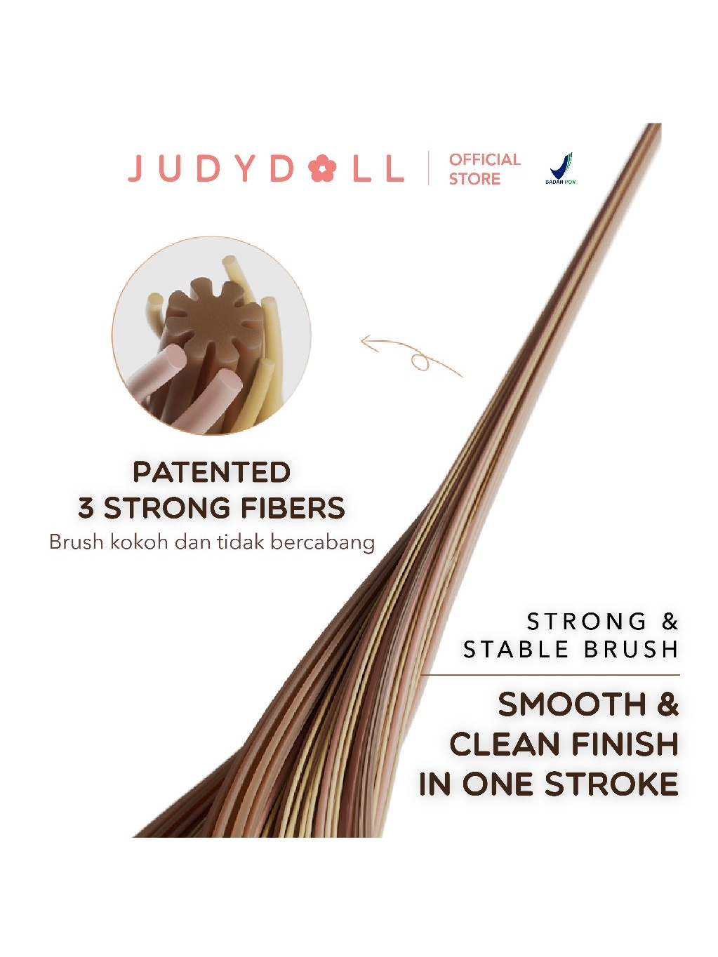 JOY Group Judydoll Slim Liquid Eyeliner 02 Brown