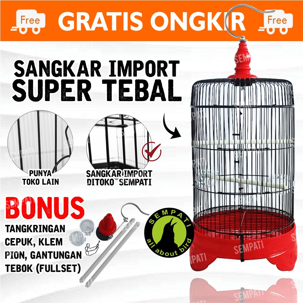  Sangkar Burung Besi Pleci SPBIM