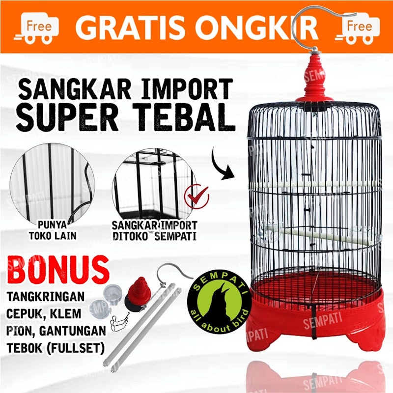 Sangkar Burung Besi Pleci SPBIM 4