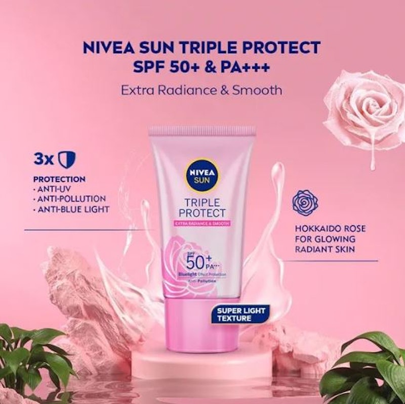 Nivea Sun Triple Protect Extra Radiance & Smooth SPF 50+ 3