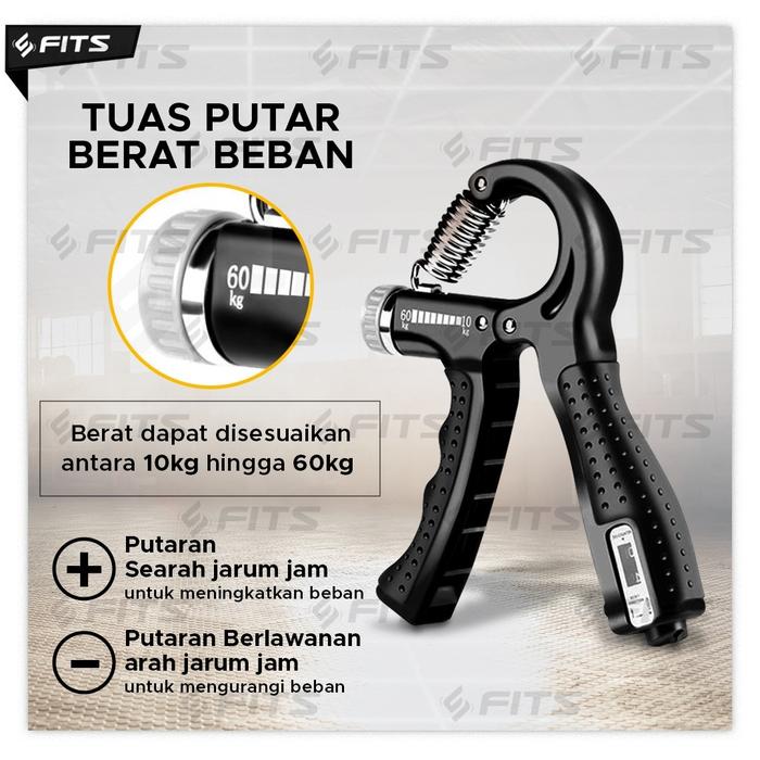  SFIDN FITS Fits Hand Grip Adjustable Counter Hitam