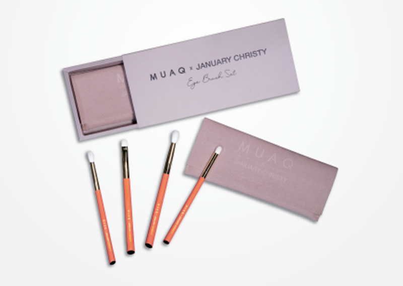 MUAQ X January Christy Eye Brush Set