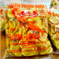 Keripik Pisang Manis Cap Lumba-Lumba