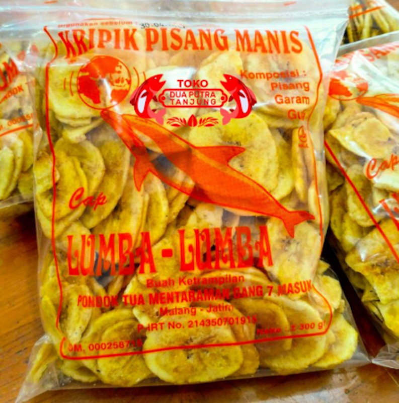 Keripik Pisang Manis Cap Lumba-Lumba 1