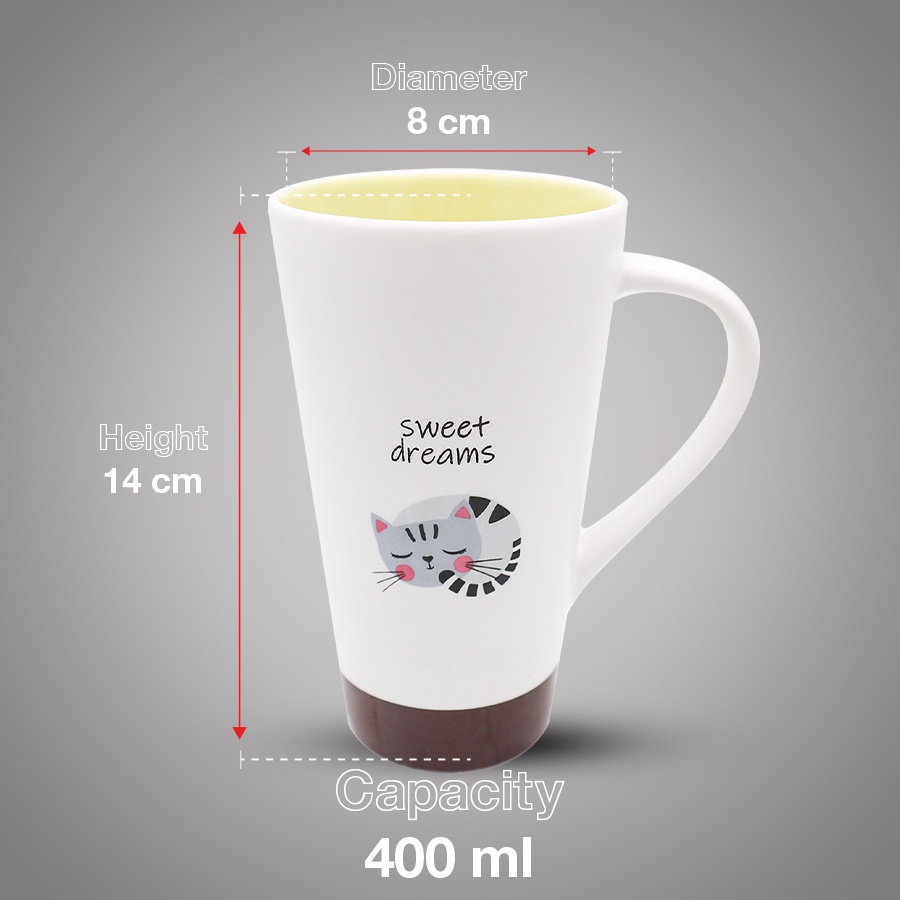 Mug Two Tone Character Cat 5