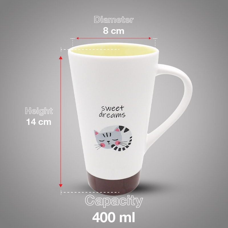 Mug Two Tone Character Cat 5