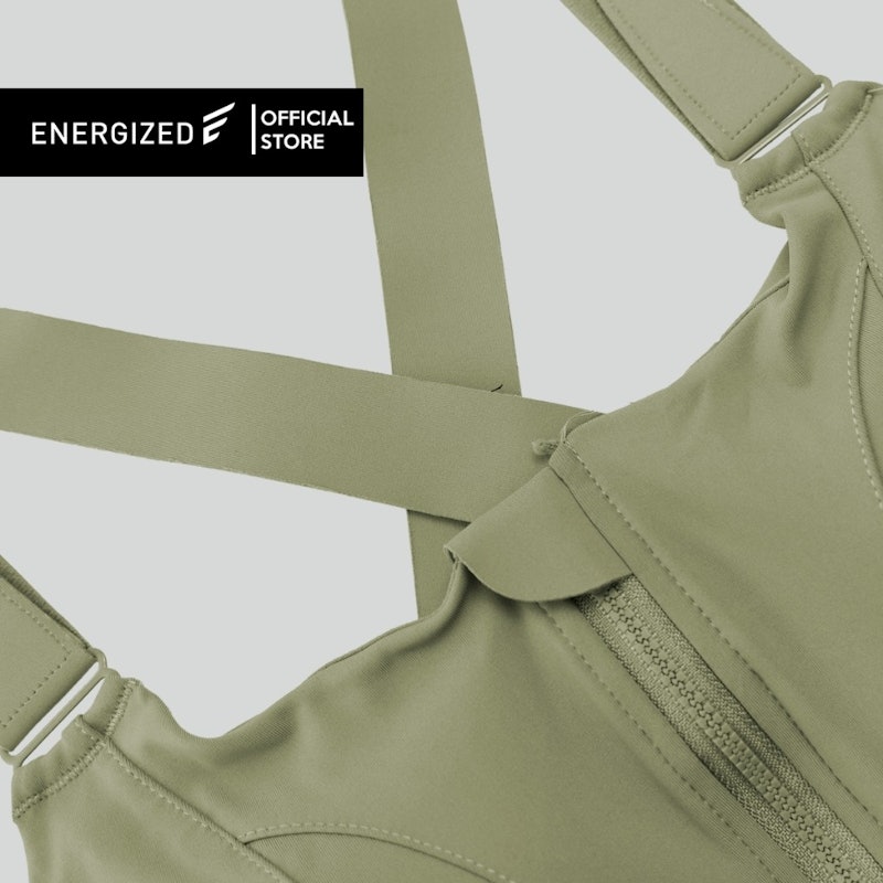 Energized Sport Bra XtremeHold Mini Plus Zipped-Front Adjustable 3