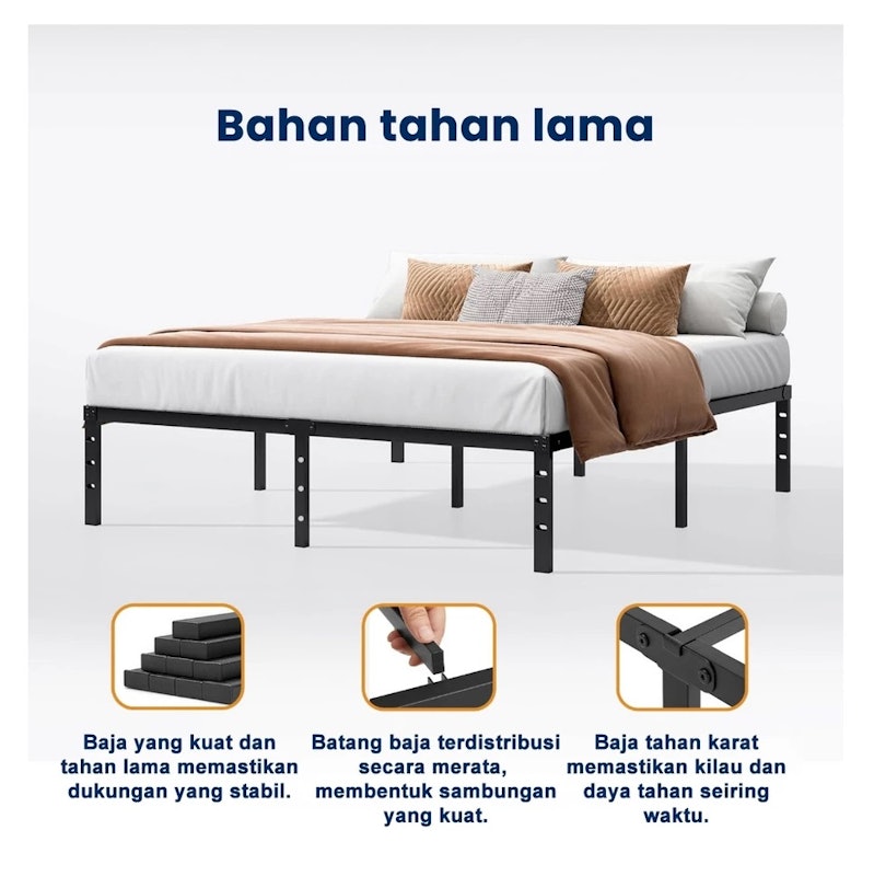 DBODHI Basicbed Series Ranjang Tidur Besi 4