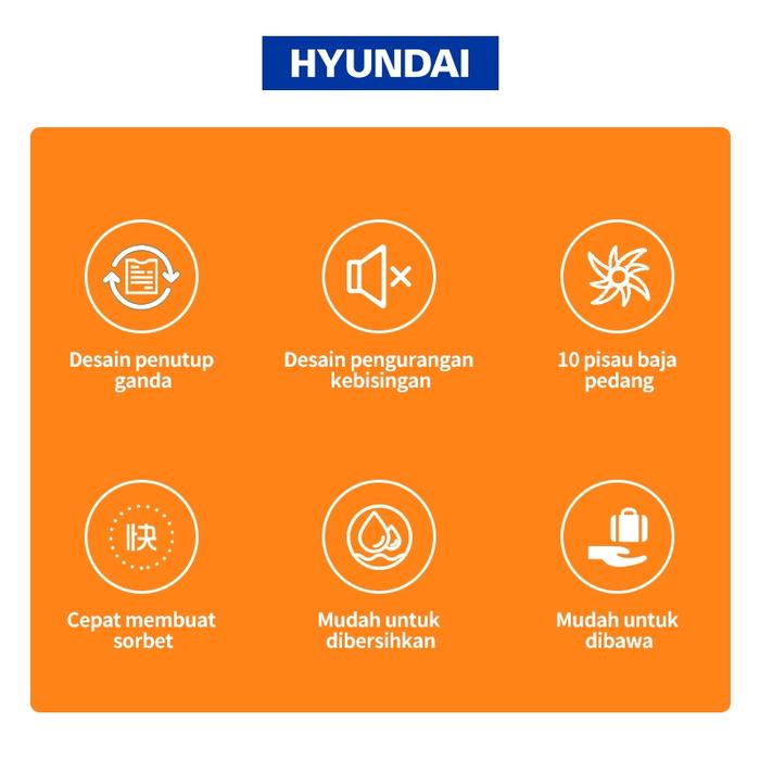 Hyundai Blender Mini Portable