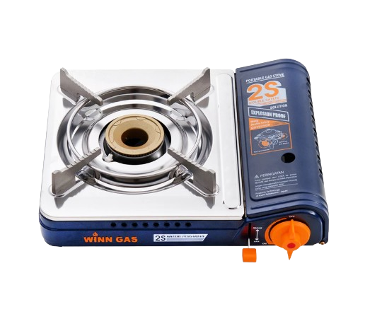 Portable Gas Stove Double Safety ｜ W-2S