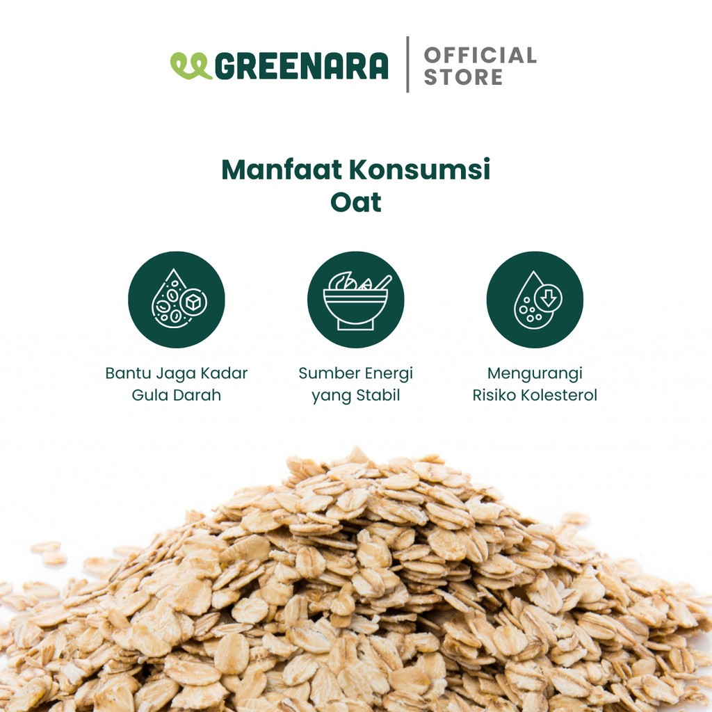 Hijau Tumbuh Bersama Greenara Rolled Oats