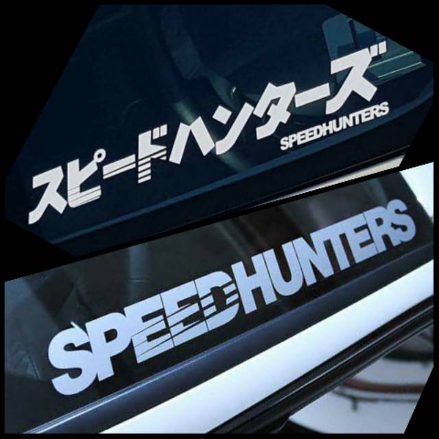  Stiker Speed Hunters Kanji Jepang