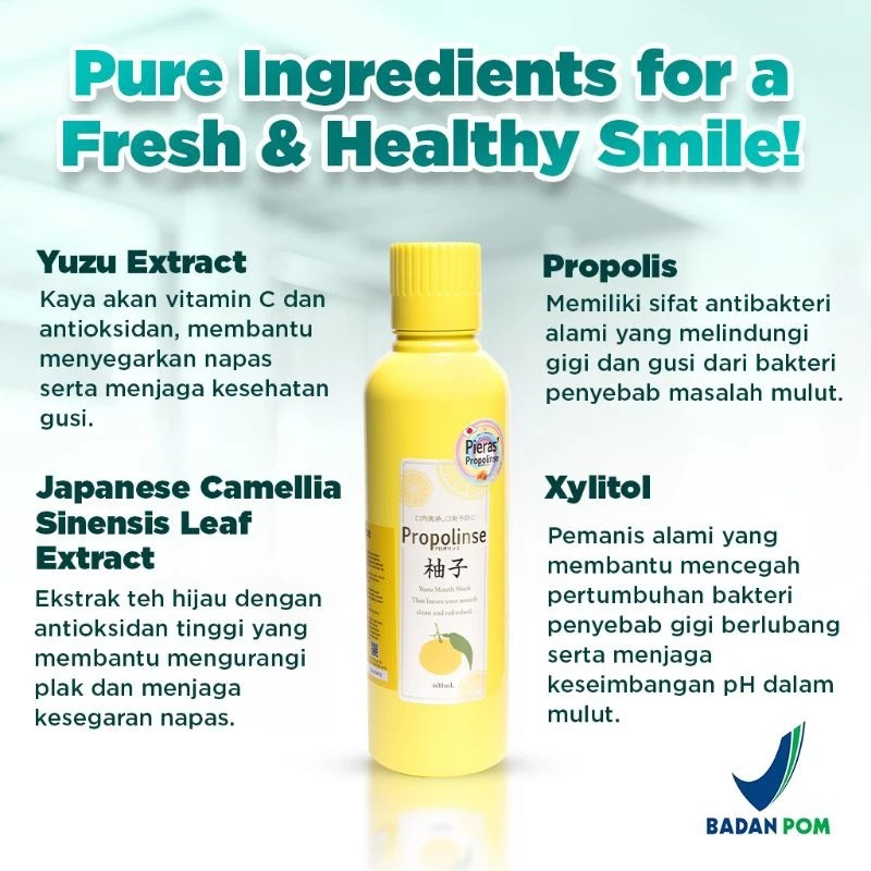 Pieras Propolinse Yuzu Mouth Wash 5