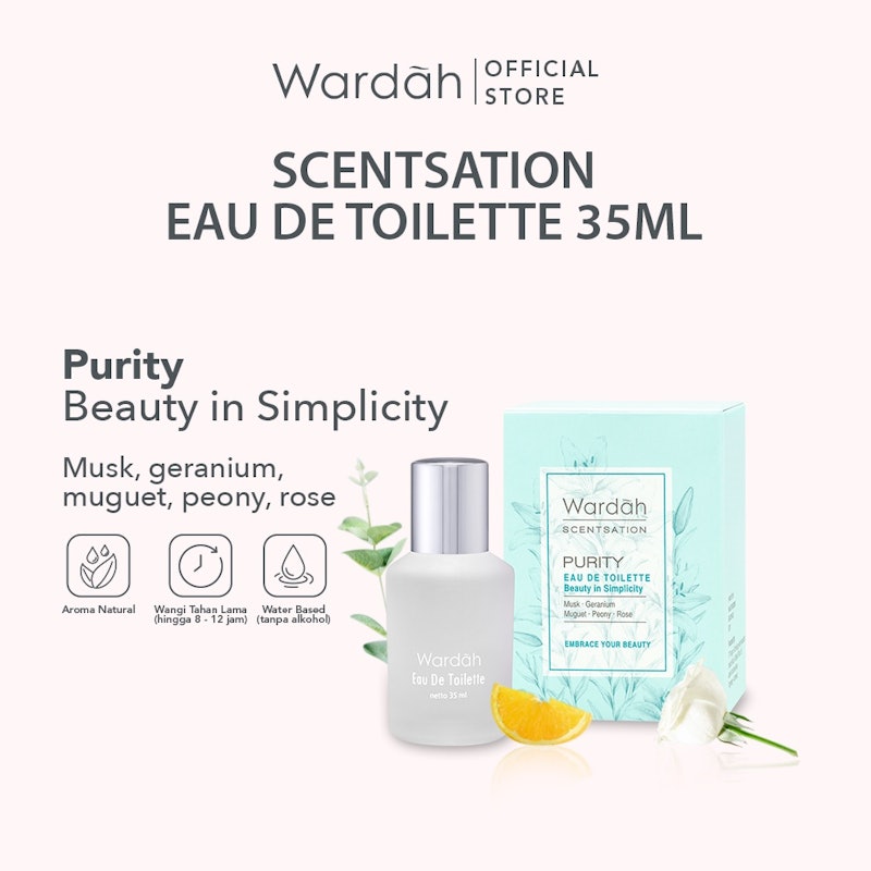 Wardah Scentsation Eau De Toilette Purity 2