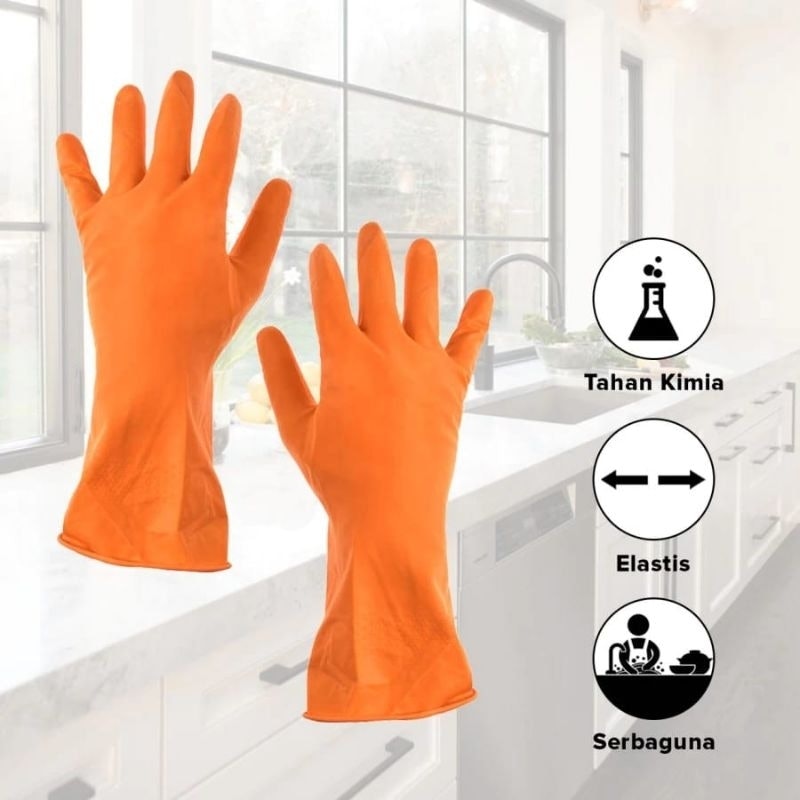 Masterhome Sarung Tangan Karet Lateks 2