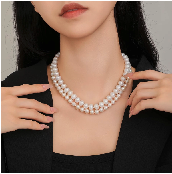 Auravibe Mermaid's Necklace Kalung Mutiara Pearl Choker