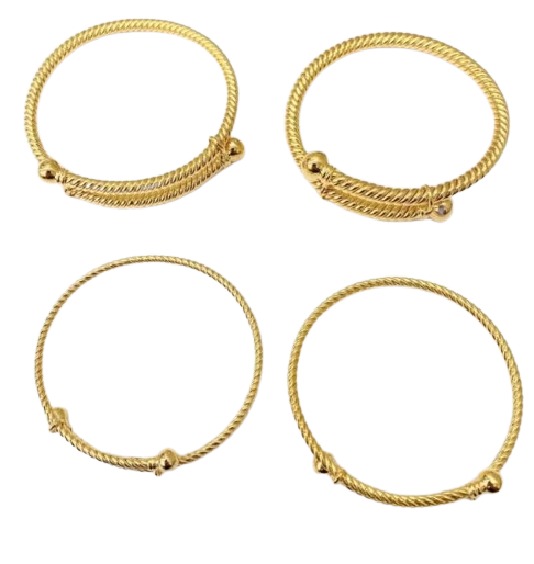  Gelang Bangle Lilit Lonceng