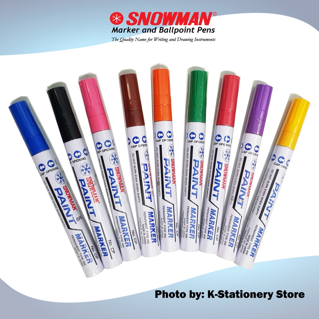 Snowman Paint Marker Medium Tip