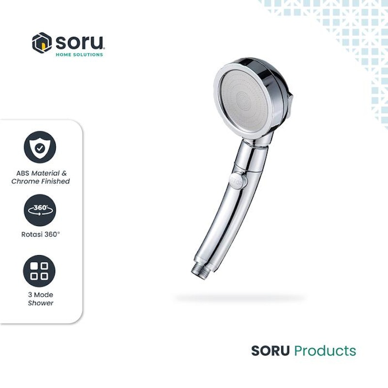 Soru Kepala Shower Model Jepang 3 Mode SHWJ